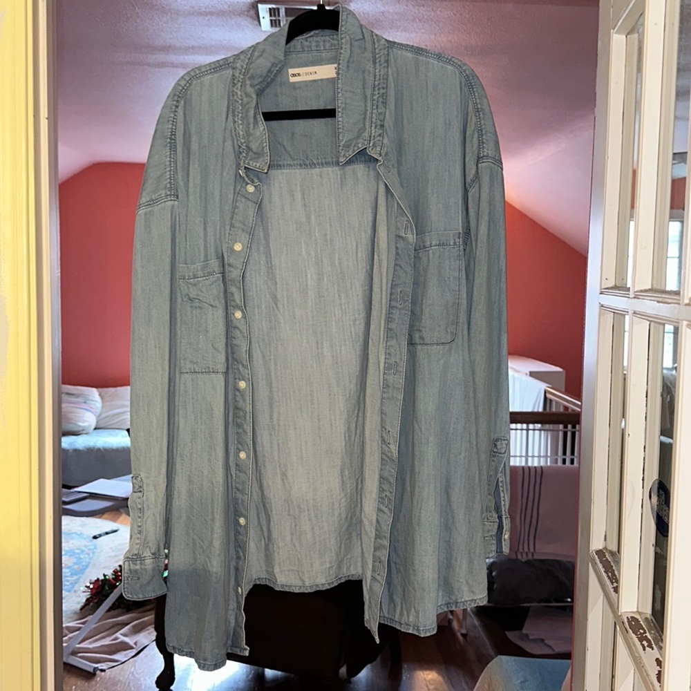 Button up Jean shirt